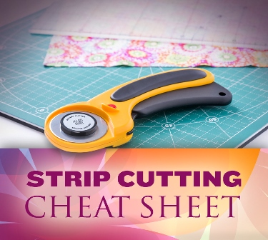 quilting tips, strips, strip cutting