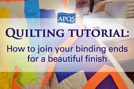 continuous binding tutorial, how to sew continuous binding, video tutorial, APQS