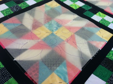 quilting paper, water soluble stabilizer, no-mark quilting method, APQS, tutorial, longarm quilting 