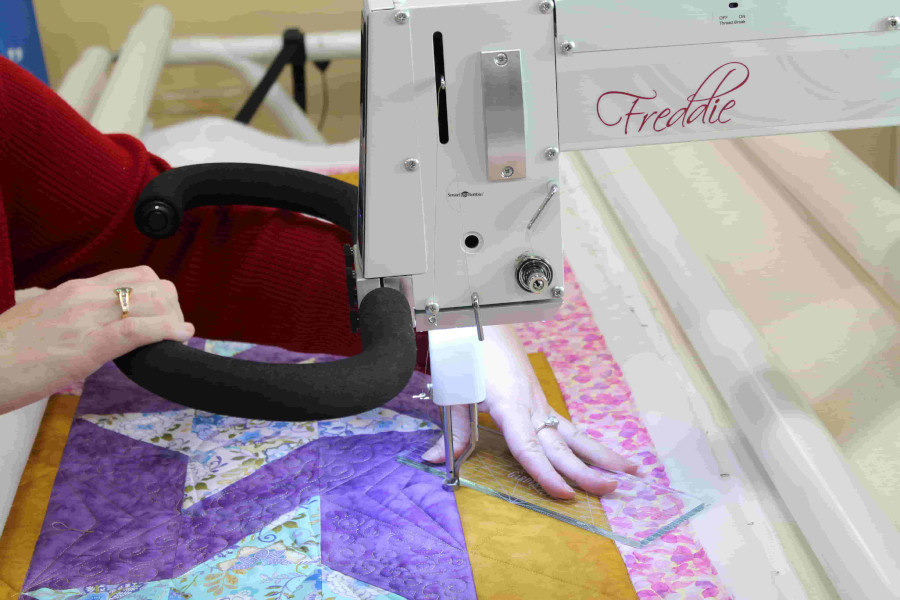 Ruler Work on a Domestic Sewing Machine: Rulers