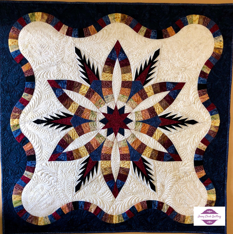 A Jenny Clark Quilting creation.