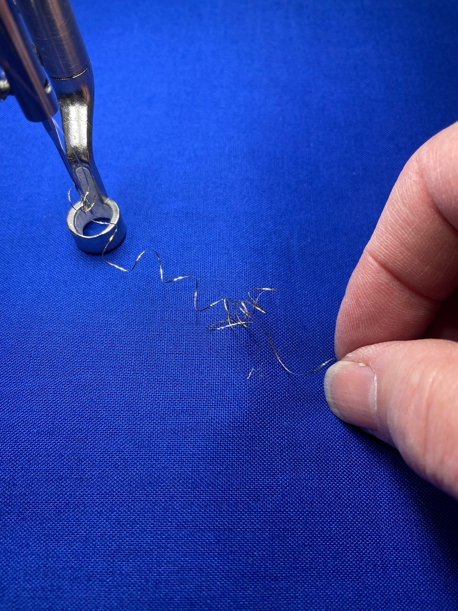 How to Sew with Metallic Thread 
