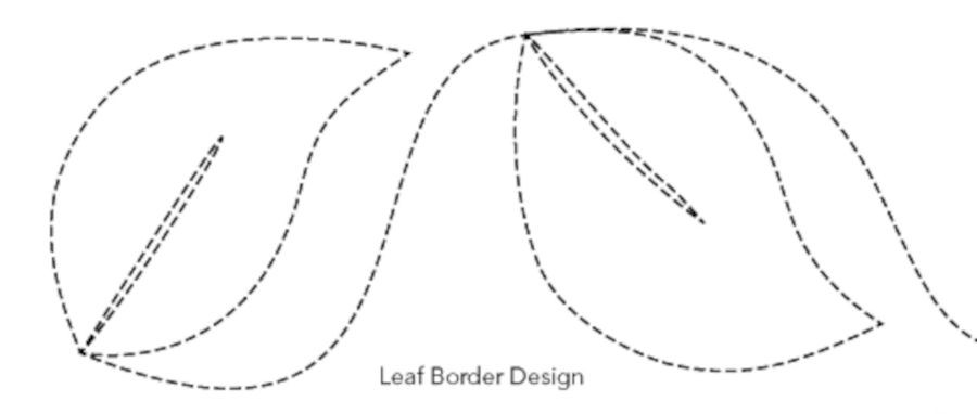 Leaf border design