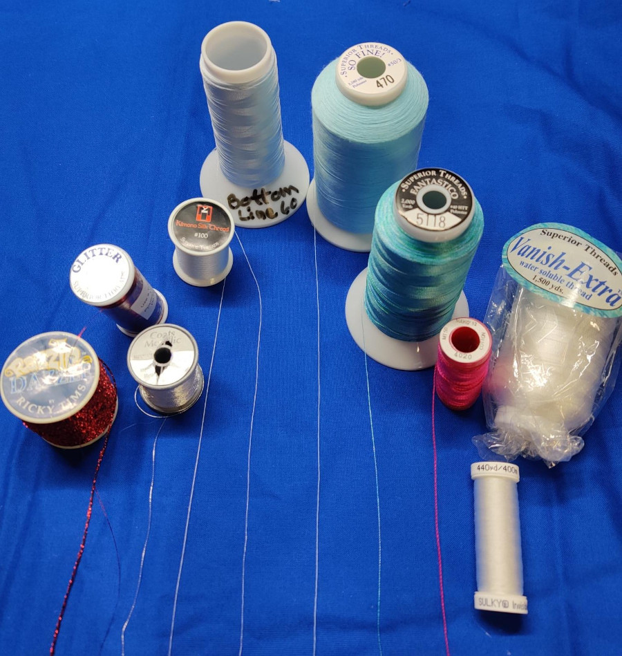 Tips for using specialty threads - different kinds of specialty threads