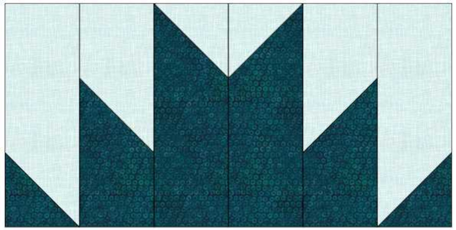 Quick Quilt Top – Delectable Mountains: Help us pick a design layout - D Mountain up and down blocks