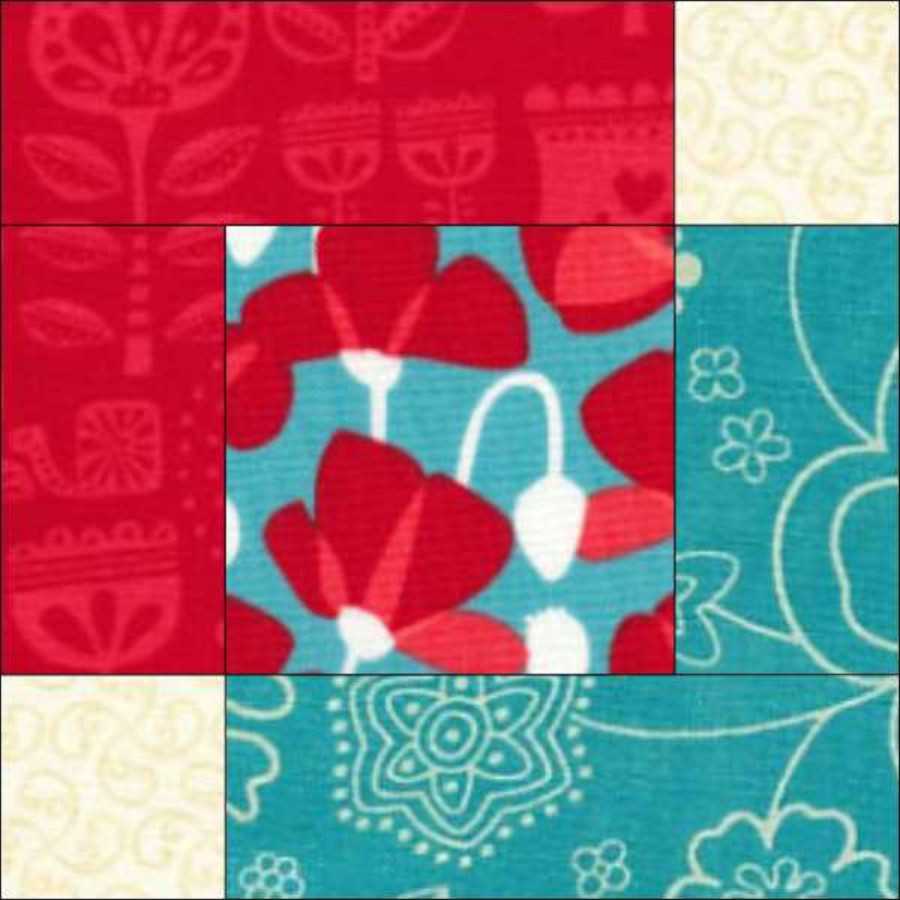Achieving color illusion in longarm quilting – Part 1: Transparency - two color
