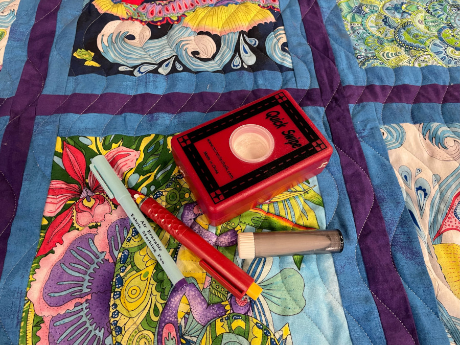 Must-have tools for new longarm quilters - marking tools