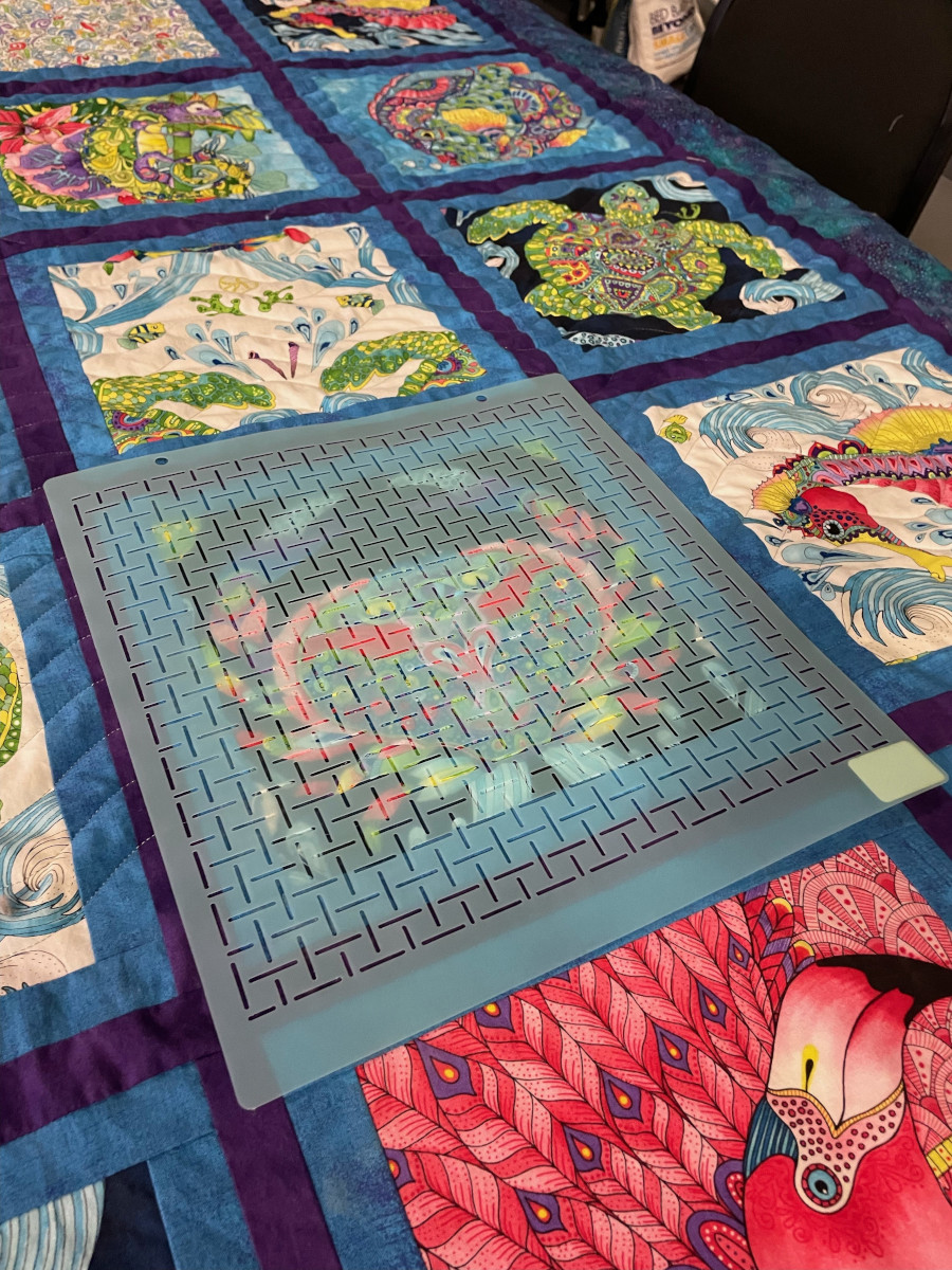 Must-have tools for new longarm quilters - stencil