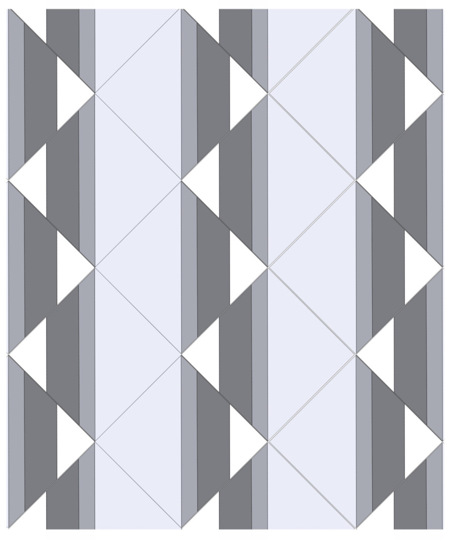Quick Quilt Tops - Half Square Triangle Block: Help us pick a pattern - peak point pattern 