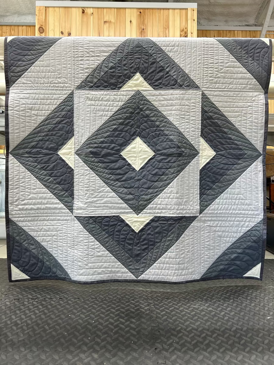 Quick Quilt Top -Half Triangle Square Block – Win our finished quilt - the finished quilt