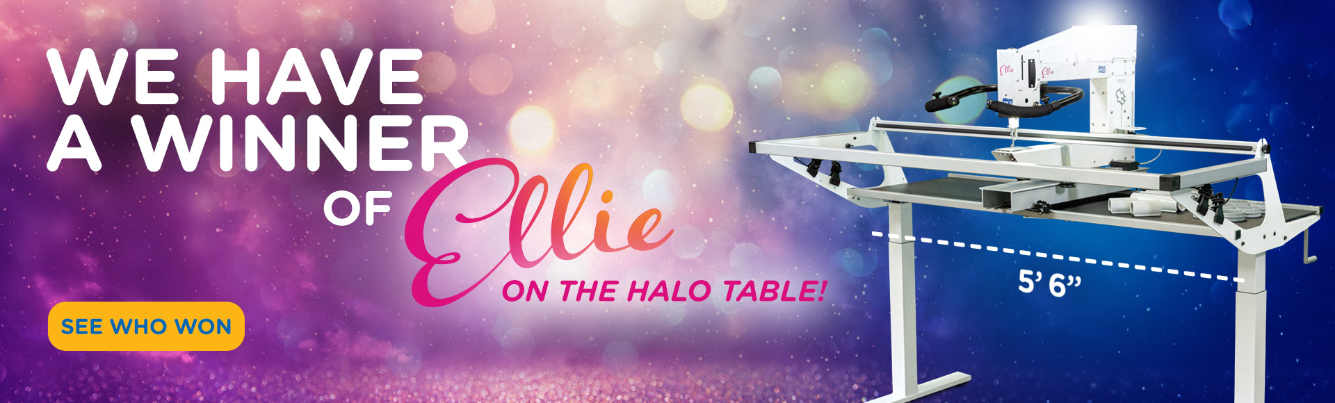 Ellie on a Halo Table